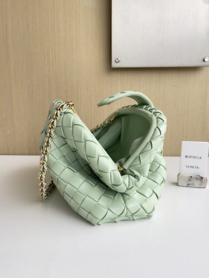  Bottega Veneta Teen Lauren 1980 With Chain Bag Fresh mint #3710 - Image 6