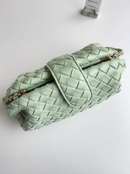  Bottega Veneta Teen Lauren 1980 With Chain Bag Fresh mint #3710 - Image 8