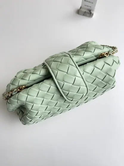  Bottega Veneta Teen Lauren 1980 With Chain Bag Fresh mint #3710 - Image 8