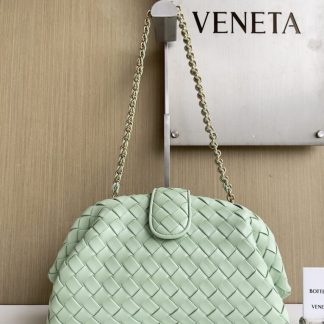 Replica Bottega Veneta Teen Lauren 1980 With Chain Bag Fresh mint #3710