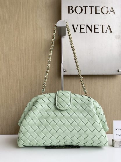 Replica Bottega Veneta Teen Lauren 1980 With Chain Bag Fresh mint #3710