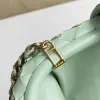  Bottega Veneta Teen Lauren 1980 With Chain Bag Fresh mint #3710 - Image 9
