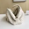  Bottega Veneta Teen Lauren 1980 With Chain Bag Sea salt #3716 - Image 3