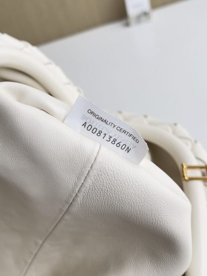  Bottega Veneta Teen Lauren 1980 With Chain Bag Sea salt #3716 - Image 5