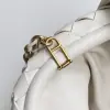  Bottega Veneta Teen Lauren 1980 With Chain Bag Sea salt #3716 - Image 9