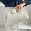  Bottega Veneta Teen Lauren 1980 With Chain Bag Sea salt #3716 - Image 11