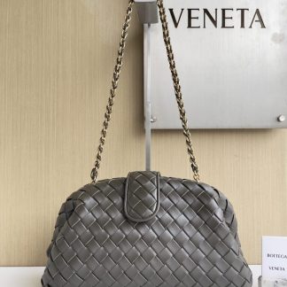 Replica Bottega Veneta Teen Lauren 1980 With Chain Bag Kaki #3707