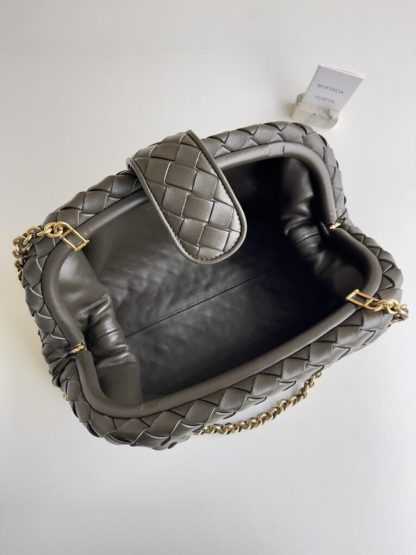 Bottega Veneta Teen Lauren 1980 With Chain Bag Kaki #3707 - Image 6