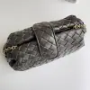  Bottega Veneta Teen Lauren 1980 With Chain Bag Kaki #3707 - Image 7