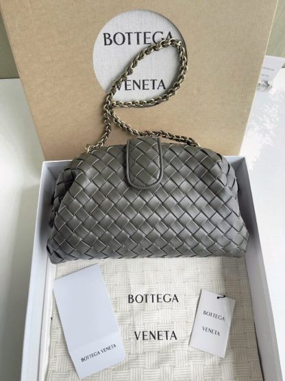  Bottega Veneta Teen Lauren 1980 With Chain Bag Kaki #3707 - Image 8