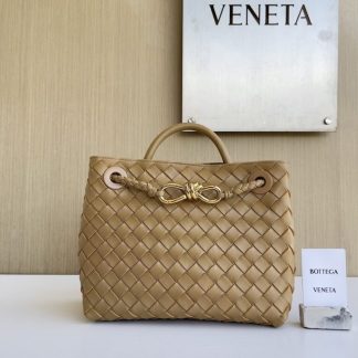 Replica Bottega Veneta Small Andiamo Tote Bag Top handle bag Dark praline #3650
