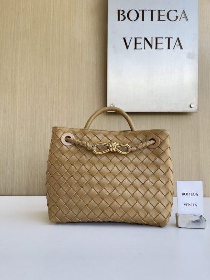 Replica Bottega Veneta Small Andiamo Tote Bag Top handle bag Dark praline #3650