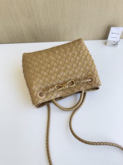  Bottega Veneta Small Andiamo Tote Bag Top handle bag Dark praline #3650 - Image 9