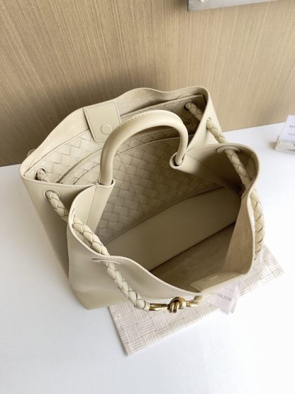  Bottega Veneta Medium Andiamo Tote Bag Light butterscotch #3634 - Image 5