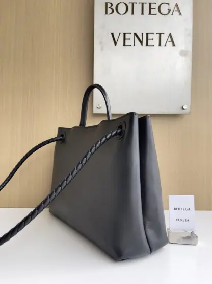  Bottega Veneta Medium Andiamo Tote Bag Black #3633 - Image 2