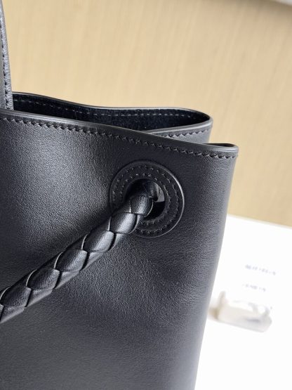  Bottega Veneta Medium Andiamo Tote Bag Black #3633 - Image 6