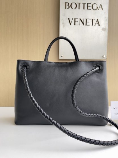  Bottega Veneta Medium Andiamo Tote Bag Black #3633 - Image 7