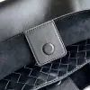  Bottega Veneta Medium Andiamo Tote Bag Black #3633 - Image 8