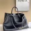 Bottega Veneta Medium Andiamo Tote Bag Black #3633 - Image 9