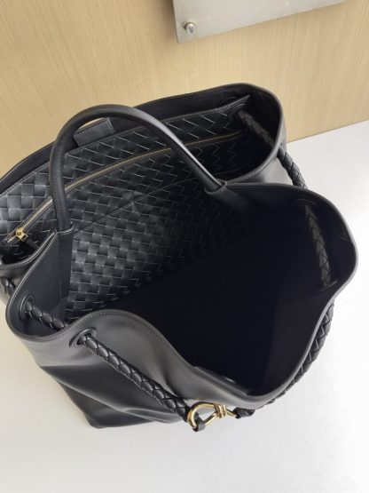  Bottega Veneta Large Andiamo Tote Bag Black #3635 - Image 2