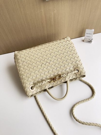  Bottega Veneta Medium Andiamo Tote Bag Top handle bag Light butterscotch #3645 - Image 3