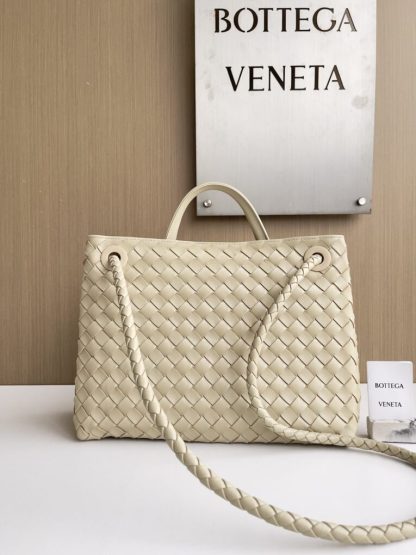  Bottega Veneta Medium Andiamo Tote Bag Top handle bag Light butterscotch #3645 - Image 5