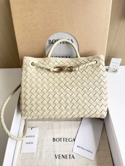  Bottega Veneta Medium Andiamo Tote Bag Top handle bag Light butterscotch #3645 - Image 10