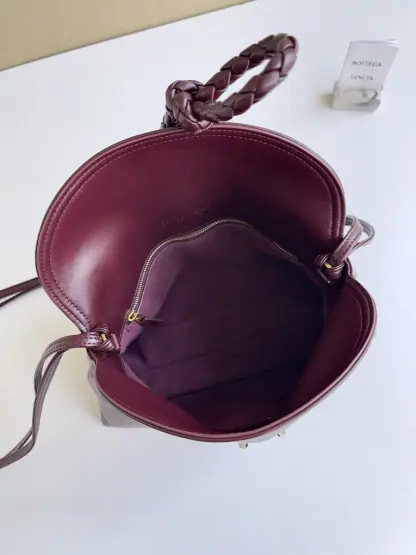  Bottega Veneta Medium Liberta bag Winter Liberta Barolo #3630 - Image 8