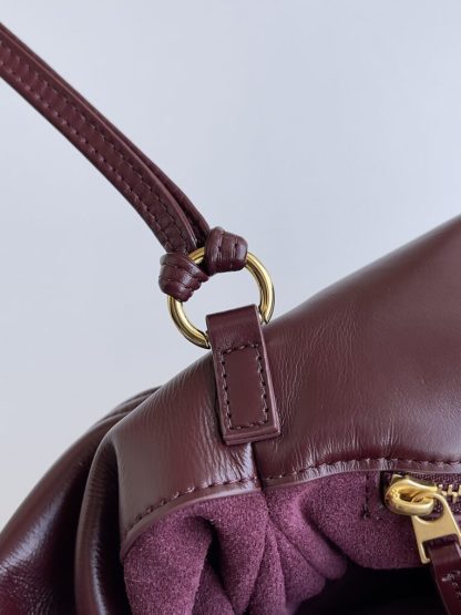  Bottega Veneta Medium Liberta bag Winter Liberta Barolo #3630 - Image 4