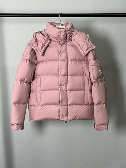  Moncler Women's MONCLER MAYA 70 SHORT DOWN JACKET LIGHT PINK 2024 #3749 - Image 6