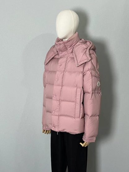  Moncler Women's MONCLER MAYA 70 SHORT DOWN JACKET LIGHT PINK 2024 #3749 - Image 2
