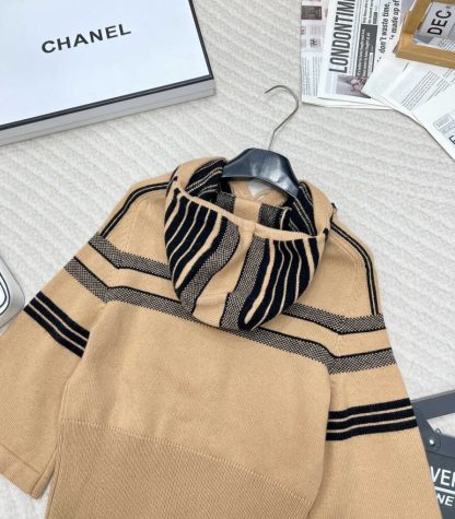  Dior DiorAlps Three-Quarter Sleeve Hooded Sweater For Women #3724 - Image 5