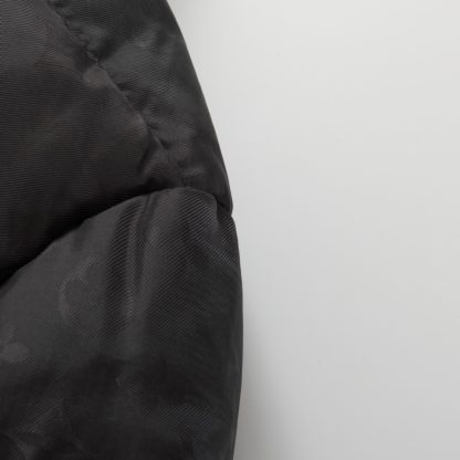  Louis Vuitton Women's Cropped Monogram Down Puffer Jacket Black #3739 - Image 5