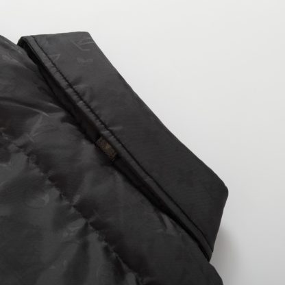  Louis Vuitton Women's Cropped Monogram Down Puffer Jacket Black #3739 - Image 3