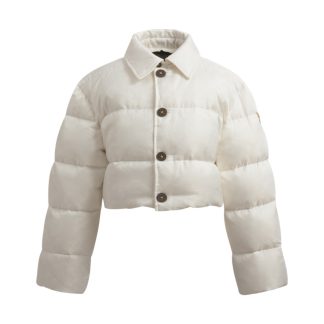 Replica Louis Vuitton Women's Cropped Monogram Down Puffer Jacket 1AFUIJ #3738