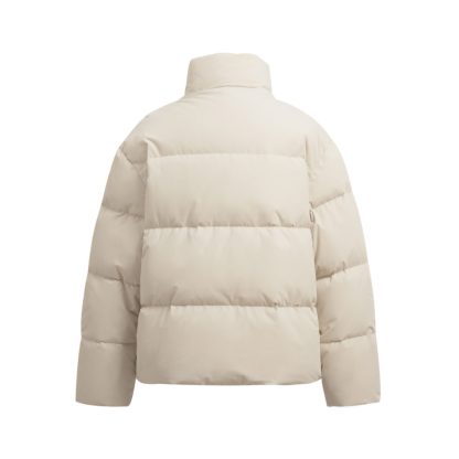  Prada Women's Technical fabric down jacket Desert Beige #3740 - Image 13