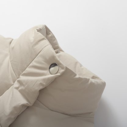  Prada Women's Technical fabric down jacket Desert Beige #3740 - Image 9