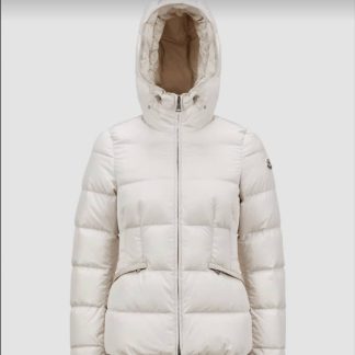 REPLICA MONCLER AVOCE HOODED SHORT DOWN JACKET WHITE #3893