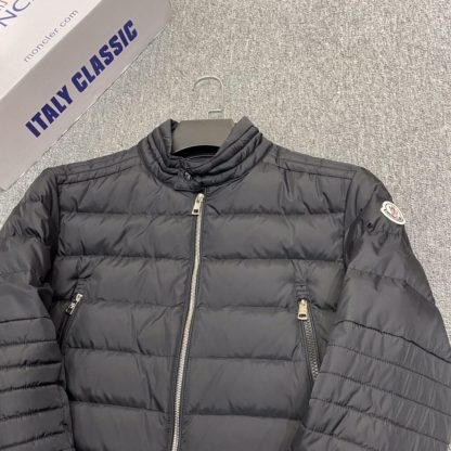 REPLICA MEN'S MONCLER AMIOT DOWN BIKER JACKET #3773 - Image 7