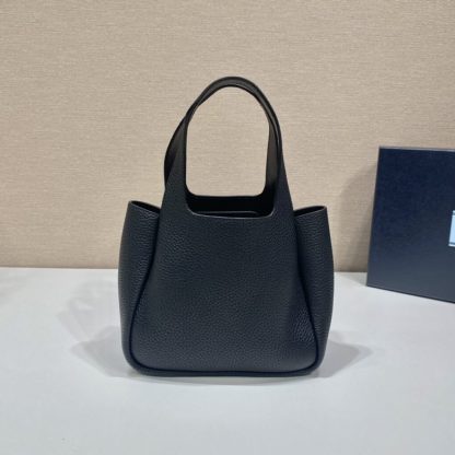  Prada Leather mini bag Black Tote #3804 - Image 4