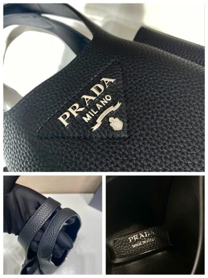  Prada Leather mini bag Black Tote #3804 - Image 9