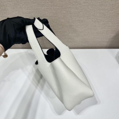  Prada Leather mini bag White Tote #3806 - Image 2