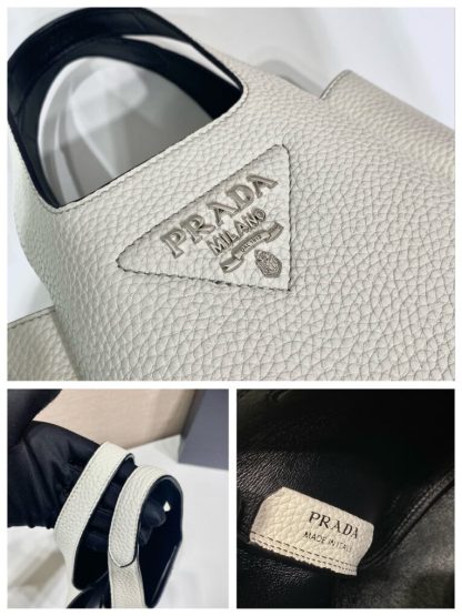  Prada Leather mini bag White Tote #3806 - Image 4