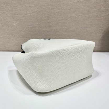  Prada Leather mini bag White Tote #3806 - Image 5