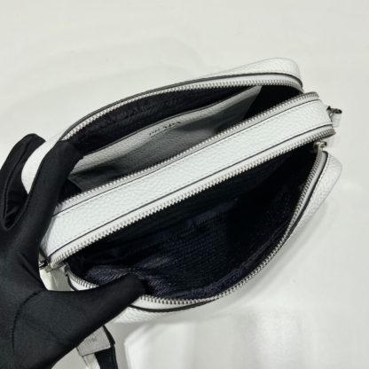  Prada Medium leather bag White Shoulder bag #3809 - Image 7