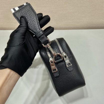  Prada Medium leather bag Black Shoulder bag #3810 - Image 9