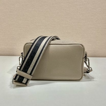  Prada Medium leather bag Clay Grey Shoulder bag #3808 - Image 7