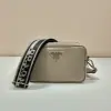  Prada Medium leather bag Clay Grey Shoulder bag #3808 - Image 4