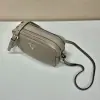  Prada Medium leather bag Clay Grey Shoulder bag #3808 - Image 9