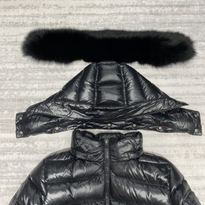  Moncler BADYF HOODED SHORT DOWN JACKET WOMEN BLACK #3815 - Image 6